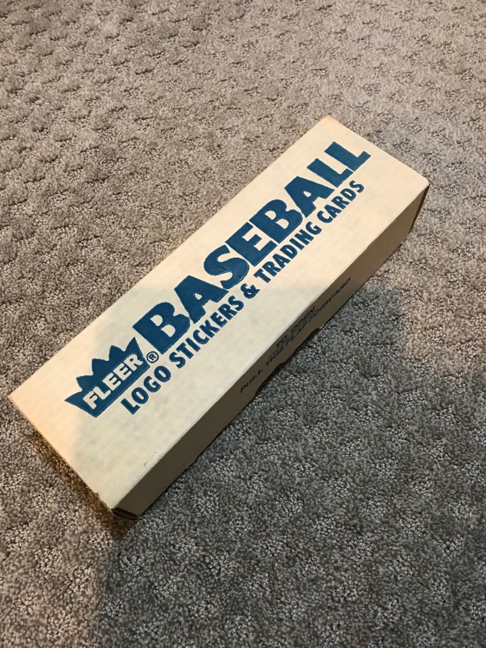 1987 complete set Fleer baseball cards
